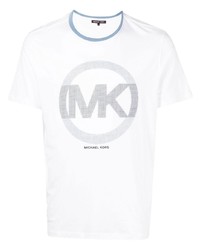 Michael Kors Michl Kors Logo Prin Crew Neck T Shirt