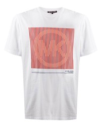 Michael Kors Michl Kors Logo Print Are Neck T Shirt