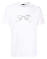 Michael Kors Michl Kors Sunglasses Print Round Neck T Shirt