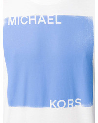 MICHAEL Michael Kors Michl Michl Kors Colour Block Logo Print T Shirt