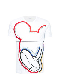 Iceberg Mickey Embroidered Embellished T Shirt