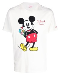 MC2 Saint Barth Mickey Mouse Print T Shirt