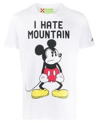 MC2 Saint Barth Mickey Mouse Slogan Print T Shirt