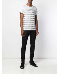 Balmain Mirrored Square T Shirt
