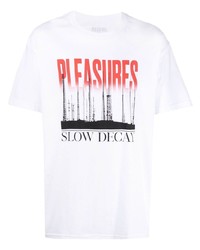 Pleasures Mirrors Graphic Print Cotton T Shirt