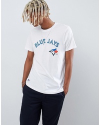 New Era Mlb Blue Jays T Shirt With Arch Logo In White