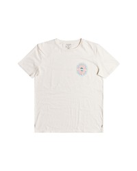 Quiksilver Modern Fit Arched Bay Window Graphic Tee In Antique White At Nordstrom