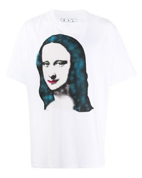 Off-White Mona Lisa Print Oversized T Shirt