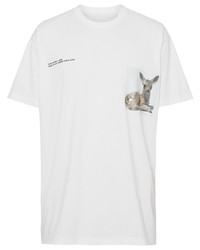 Burberry Montage Print Cotton T Shirt