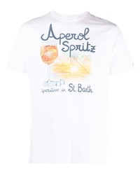 MC2 Saint Barth Motif Print Short Sleeve T Shirt