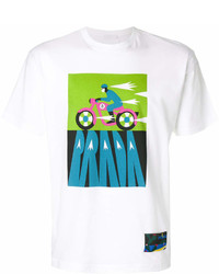 Prada Motorbike Print T Shirt