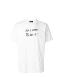 Raf Simons Motto Print T Shirt