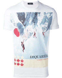 DSQUARED2 Mountain Climbing Print T Shirt
