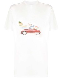 Man On The Boon. Mr Slowboy Print T Shirt