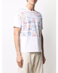 Junya Watanabe MAN Multi Slogan Print T Shirt