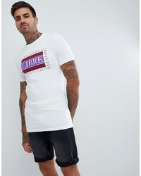 ASOS DESIGN Muscle Fit T Shirt With Libre Print