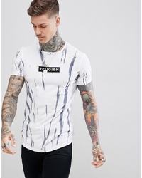 Religion Muscle Fit T Shirt With Stripe