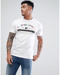 Good For Nothing Muscle T Shirt In White With Multi