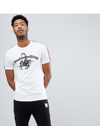 Good For Nothing Muscle T Shirt In White With Scorpion Logo And Taping To Asos