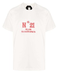 N°21 N21 Logo Print Cotton T Shirt