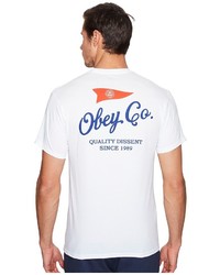 Obey Nautical Flag Tee T Shirt