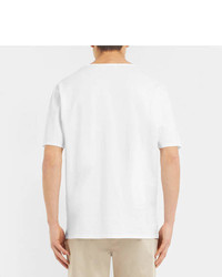 Acne Studios Nave Flower Printed Cotton Jersey T Shirt