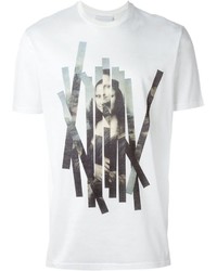 Neil Barrett Mona Lisa Print T Shirt