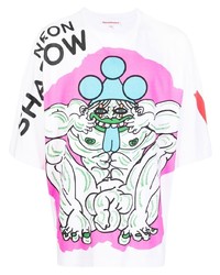 Walter Van Beirendonck Neon Shadow Oversized T Shirt