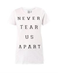 Zoe Karssen Never Tear Us Apart Print T Shirt