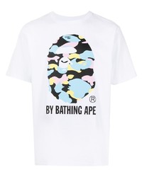 A Bathing Ape New Multi Camo Short Sleeve T Shirt