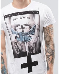 Religion No Faith Crew Neck T Shirt