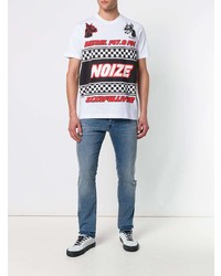 Diesel Noize Print T Shirt
