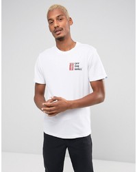 Vans Off The Wall T Shirt In White V5y0wht