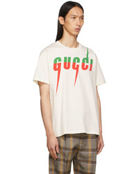Gucci Off White Blade Print T Shirt