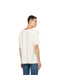 Gucci Off White Cat Print Oversize T Shirt