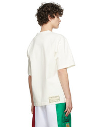 Dolce & Gabbana Off White Cotton T Shirt