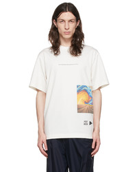 And Wander Off White Cotton T Shirt