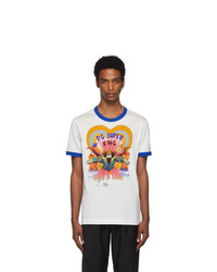 Dolce and Gabbana Off White Dg Super King T Shirt