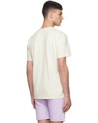 MAISON KITSUNÉ Off White Fox Caf Kitsun T Shirt