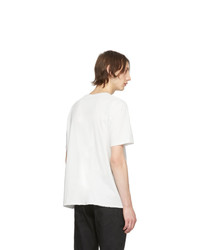 Saint Laurent Off White Guitar Print T Shirt