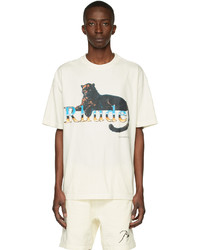 Rhude Off White Leopard T Shirt