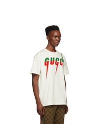 Gucci Off White Logo T Shirt
