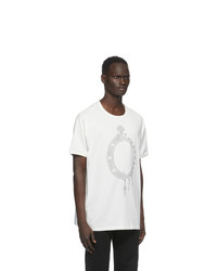 Givenchy Off White Printed Mirror T Shirt