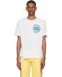 Vyner Articles Off White Recycled Polyester T Shirt