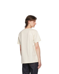 Nudie Jeans Off White Roy T Shirt