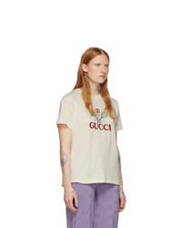 Gucci Off White Tennis Logo T Shirt