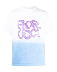 Fiorucci Ombr Effect Logo Print T Shirt