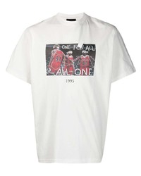 Throwback. One For All Basketball Print T Shirt