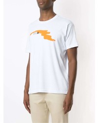 OSKLEN Orange Paint T Shirt