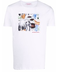Orlebar Brown Orb T Collage Print T Shirt